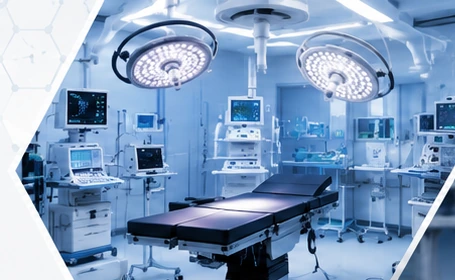 Equipamiento médico y área hospitalaria
